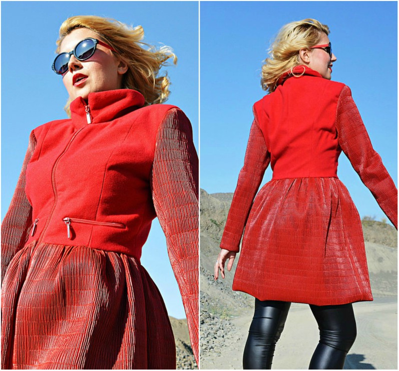 Winter Red Coat Lolita